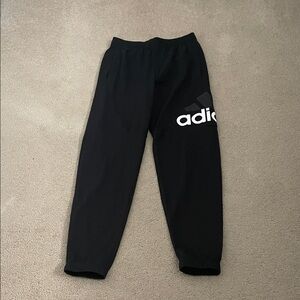 Adidas Boy's Black Sweatpants Small (Like New)